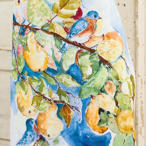 April Cornell Pears Watercolor Apron NWT - Picture 3 of 3